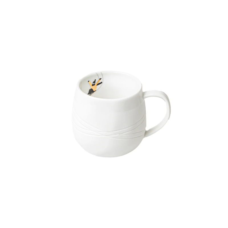 Räder - Tazza in porcellana - Slittino Snowy Day 8x8cm