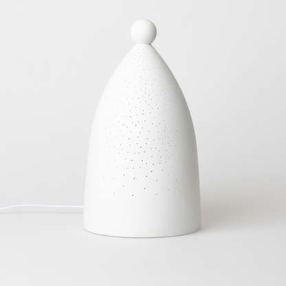 Räder - Lampada in porcellana XL alimentazione cavo - Angelo 23X41cm