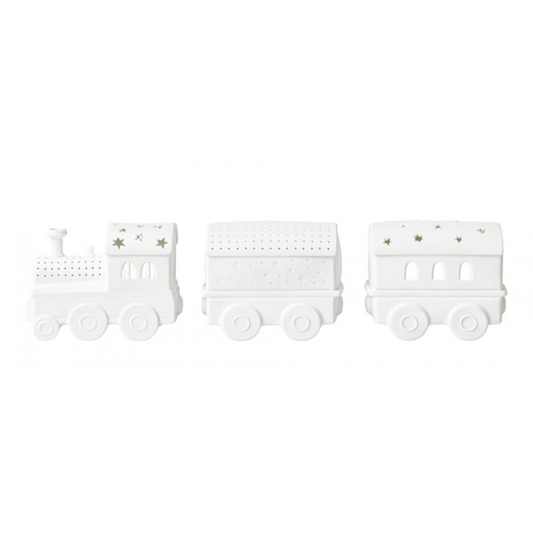 Räder - Trenino a LED in porcellana 36x10cm