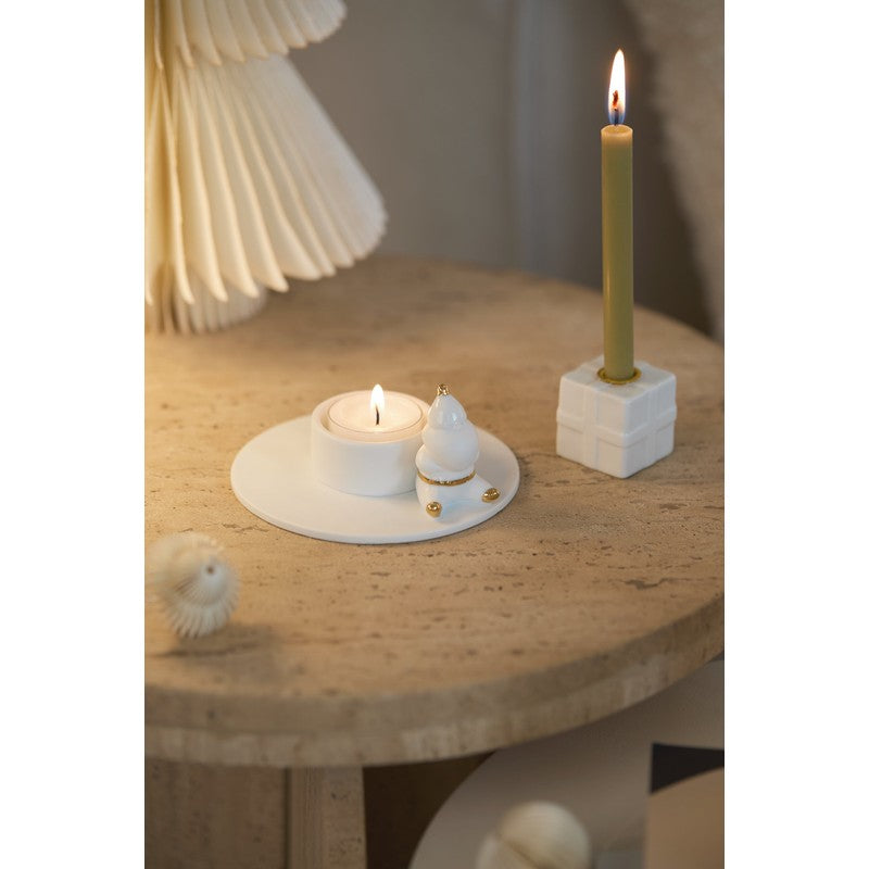 Räder - Portacandela tealight - Babbo Natale in pausa - foto ambientata