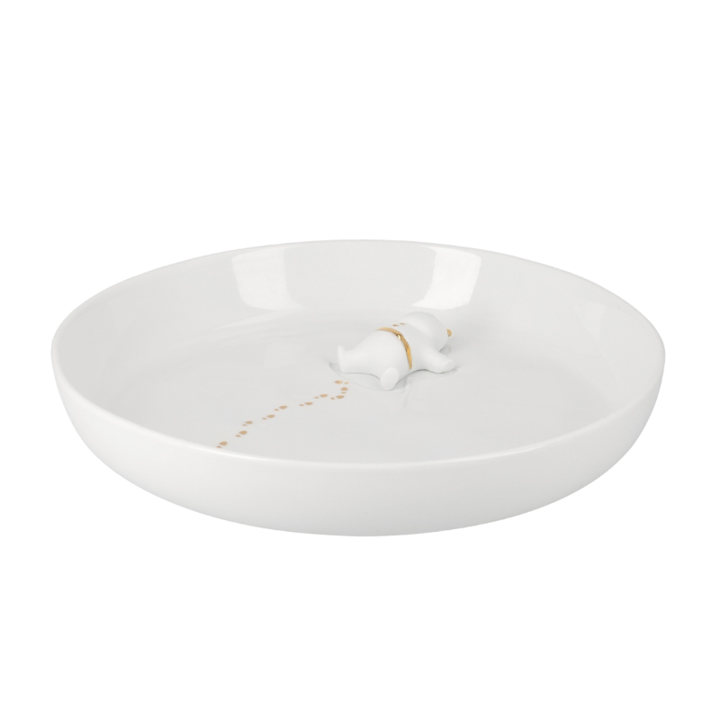 Räder - Ciotola svuotatasche in porcellana - Babbo Natale sdraiato 25x4,5cm