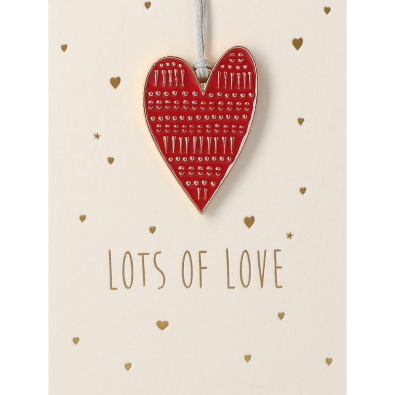 Räder - Decorazione da appendere in metallo - Lots of Love 6x8cm