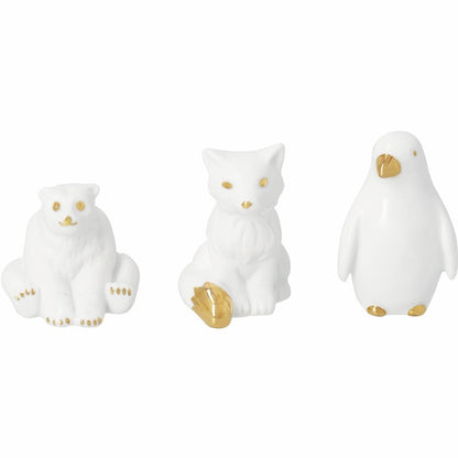 Räder - Miniature in porcellana - Pinguino, Volpe, Orso polare