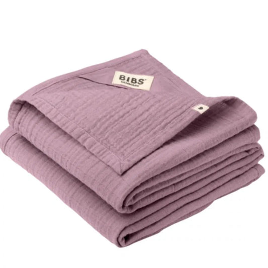 Bibs - 2-pack Mussola 70x70 cm - 100% Cotone Organico -  Organico - Heater