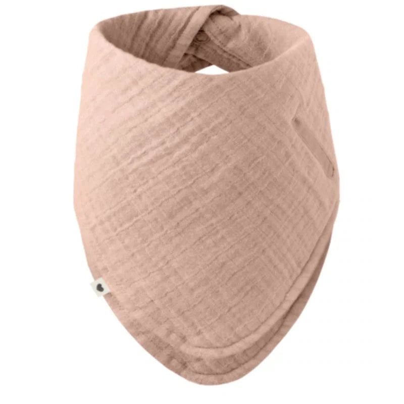 BIBS - Bavaglio a bandana in mussola - Blush