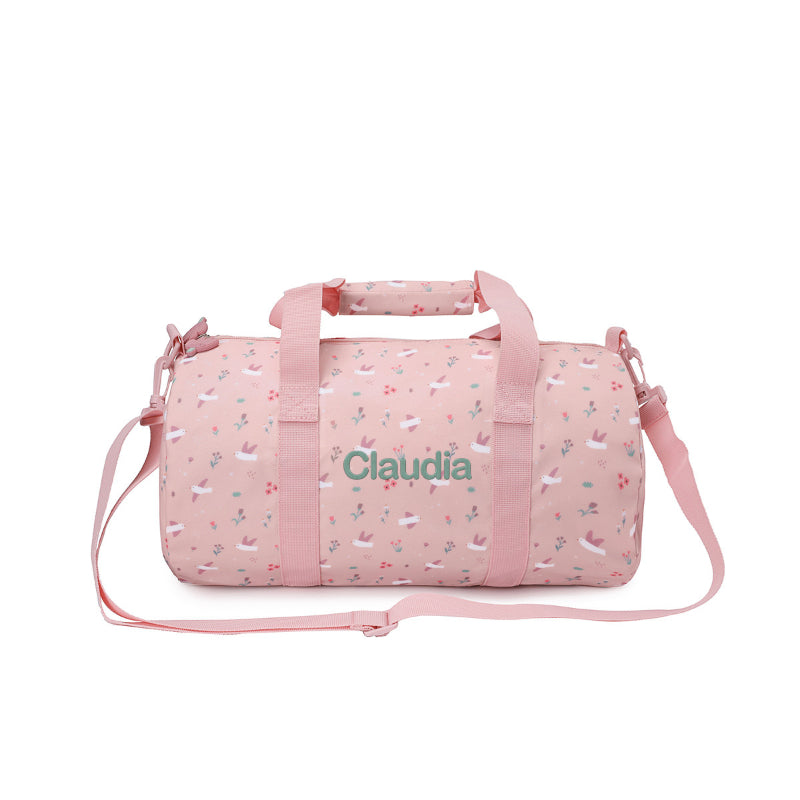 Tutete - Borsone sportivo cerato - Uccellini Rosa