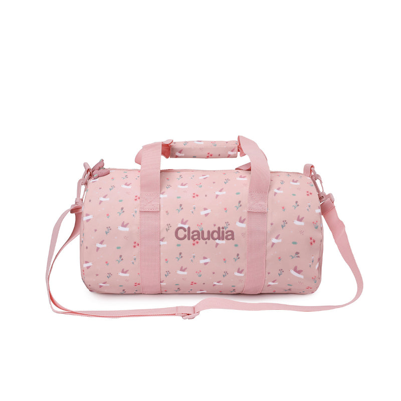 Tutete - Borsone sportivo cerato - Uccellini Rosa