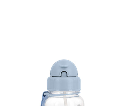 Tutete - Borraccia Tritan 500ml - Mongolfiera con Cannuccia Silicone BPA Free
