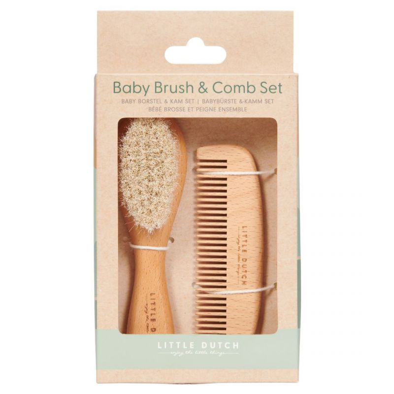 Little Dutch - Set Spazzola e Pettine in legno