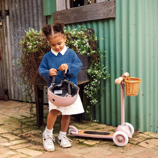 Banwood - Monopattino 3 ruote Vintage - Dusty Pink