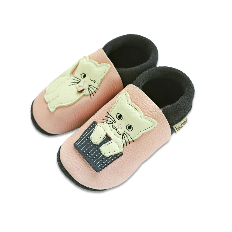 Baobaby - Scarpina Soft Sole - Cat's kiss pink - Gattino