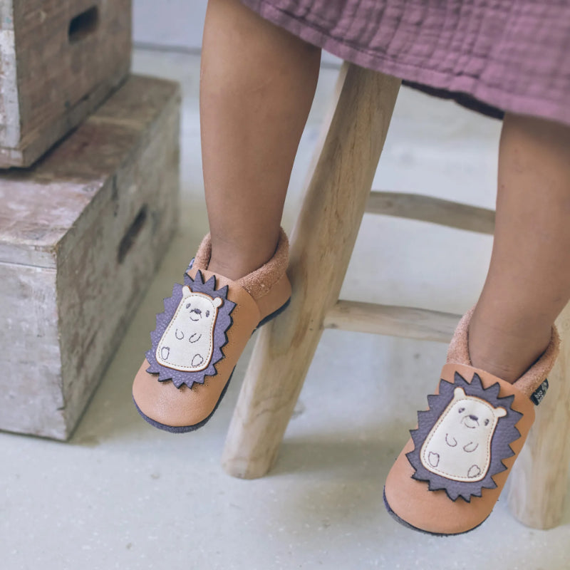 Baobaby - Scarpina Soft Sole - Spikey powder - Riccio