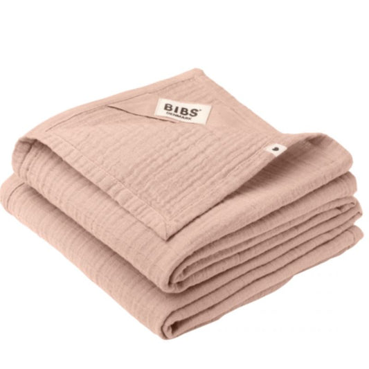 coperta in mussola rosa