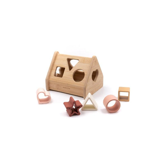 Bamboom - Casetta in legno e silicone - Rosa