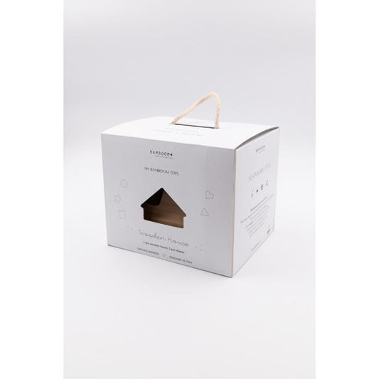 Bamboom - Casetta in legno e silicone - Rosa