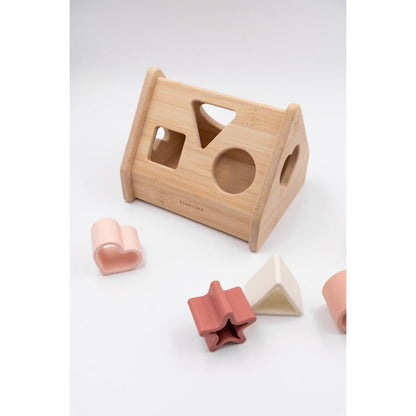Bamboom - Casetta in legno e silicone - Rosa
