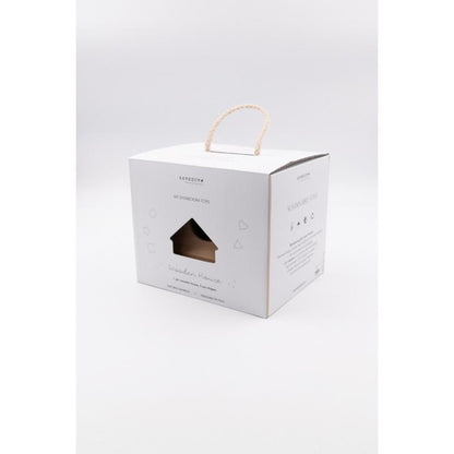 Bamboom - Casetta in legno e silicone - Blu