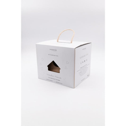 Bamboom - Casetta in legno e silicone - Blu