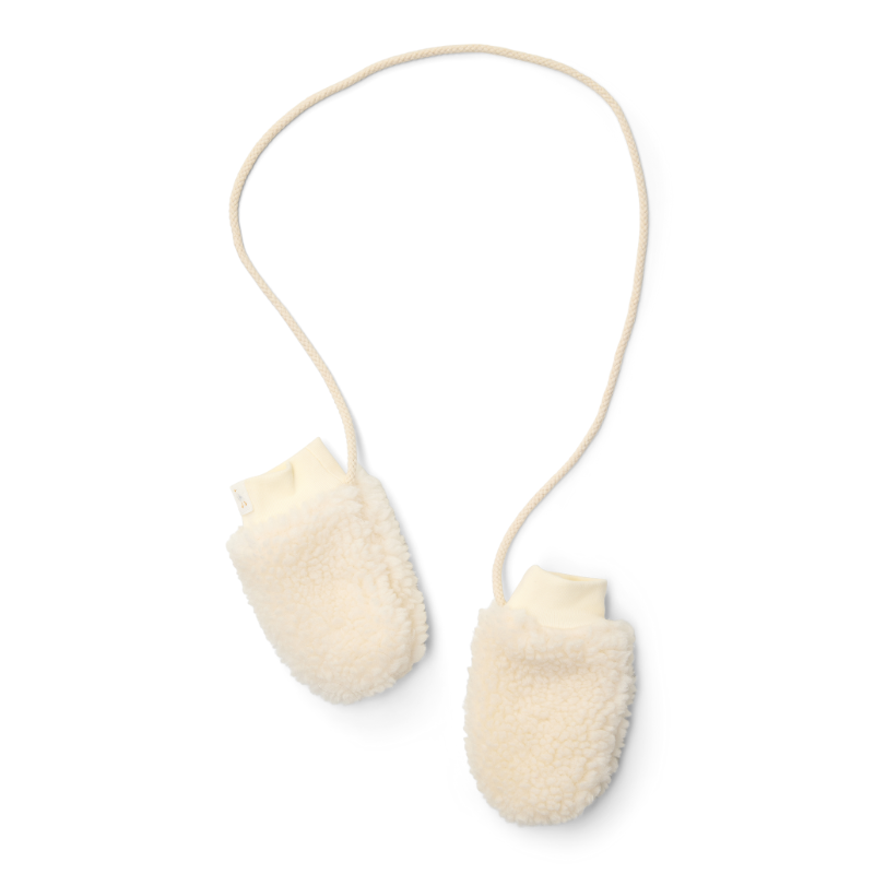 Little Dutch - Teddy - Guantini muffole - Off White