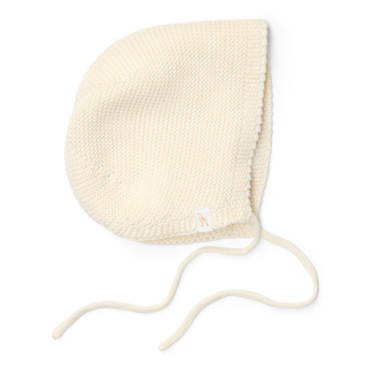 Little Dutch - Cappellino lavorato a maglia - Off White