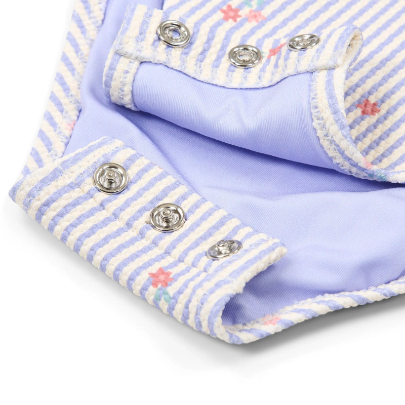 Little Dutch - Costume intero con volant bimba - Dreamy Stripes