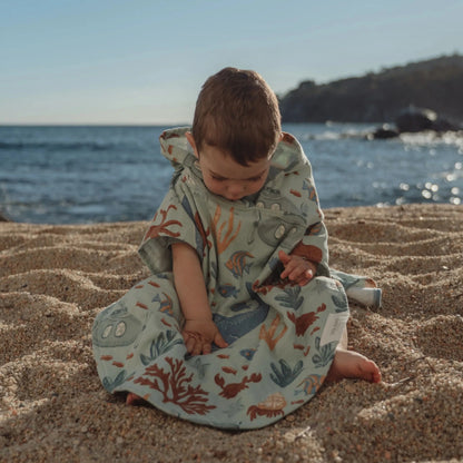 Little Dutch - Poncho da mare TU - Ocean World Multicolour