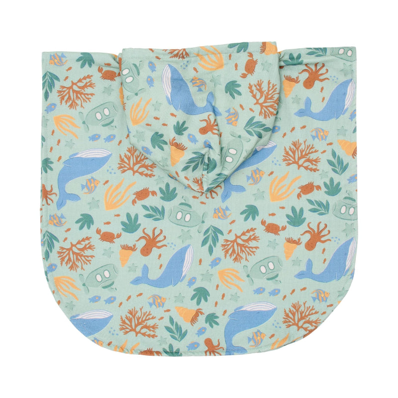 Little Dutch - Poncho da mare TU - Ocean World Multicolour