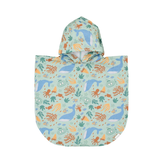 Little Dutch - Poncho da mare TU - Ocean World Multicolour