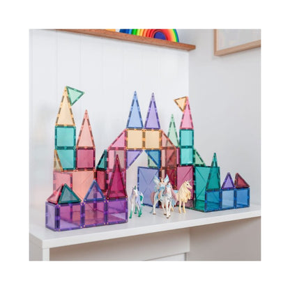 Connetix - Tiles Pastello 64 Pezzi - Starter Pack Tessere Magnetiche (Pacco Iniziale)