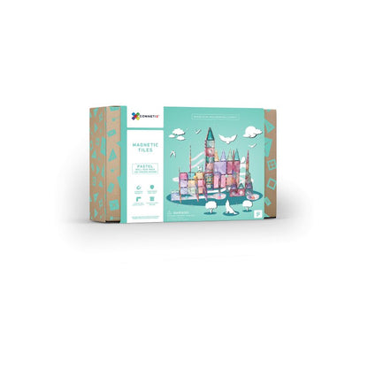 Connetix - Tiles Pastello 106 Pezzi - Pista per Biglie Magnetica (Ball Run Pack)