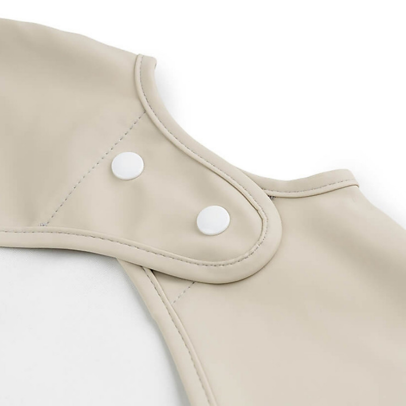 Done By Deer - Lalee - Bavaglio per prime pappe impermeabile a maniche lunghe - Sabbia