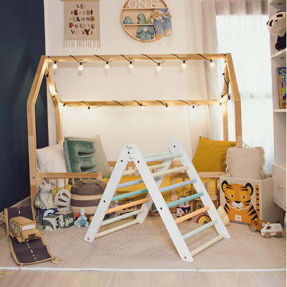 Family Nation - Triangolo Montessori Pikler Rainbow per equilibrio e agilià - Sunny Beach