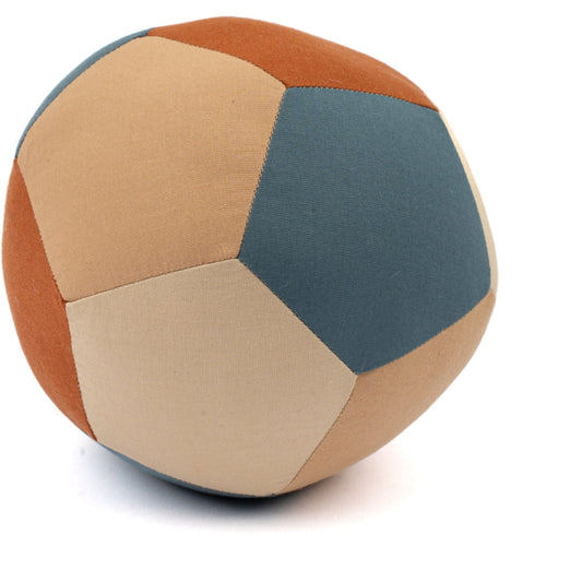 palla morbida sensoriale color mattone rosa antico blu polvere e sabbia