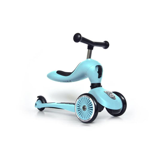 Scoot and Ride - Monopattino e Triciclo - Highwaykick 1 - Trasformabile 2 in 1 - azzurro Blueberry