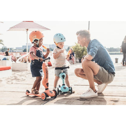 Scoot and Ride - Monopattino e Triciclo - Highwaykick 1 - Trasformabile 2 in 1 - pesca Peach