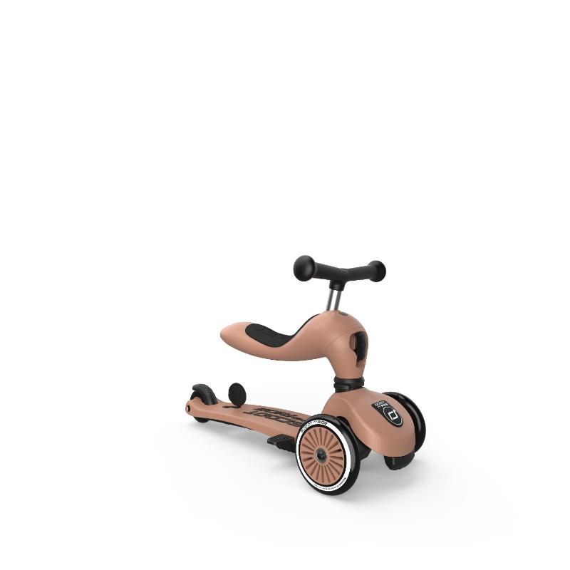 Scoot and Ride - Monopattino e Triciclo - Highwaykick push and go - Trasformabile 2 in 1 - Mocha