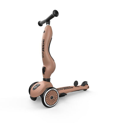 Scoot and Ride - Monopattino e Triciclo - Highwaykick push and go - Trasformabile 2 in 1 - Mocha