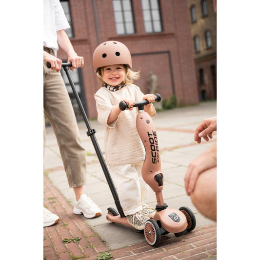 Scoot and Ride - Monopattino e Triciclo - Highwaykick push and go - Trasformabile 2 in 1 - Mocha
