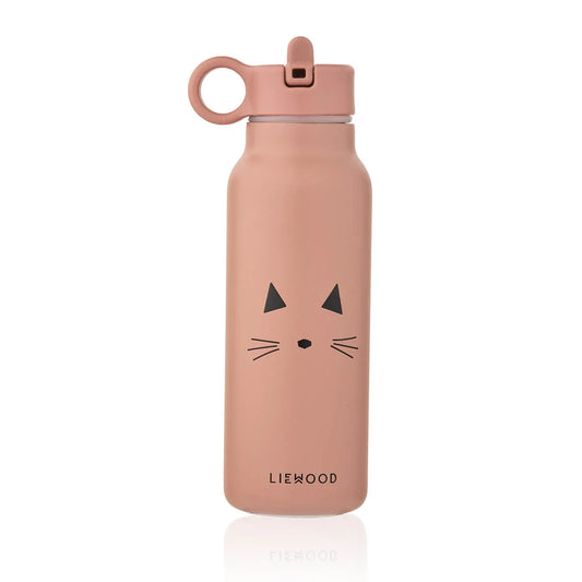 Liewood Falk Borraccia Termica Gatto rosa 350ml | Bambini