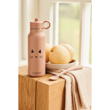Liewood Falk Borraccia Termica Gatto rosa 350ml | Bambini