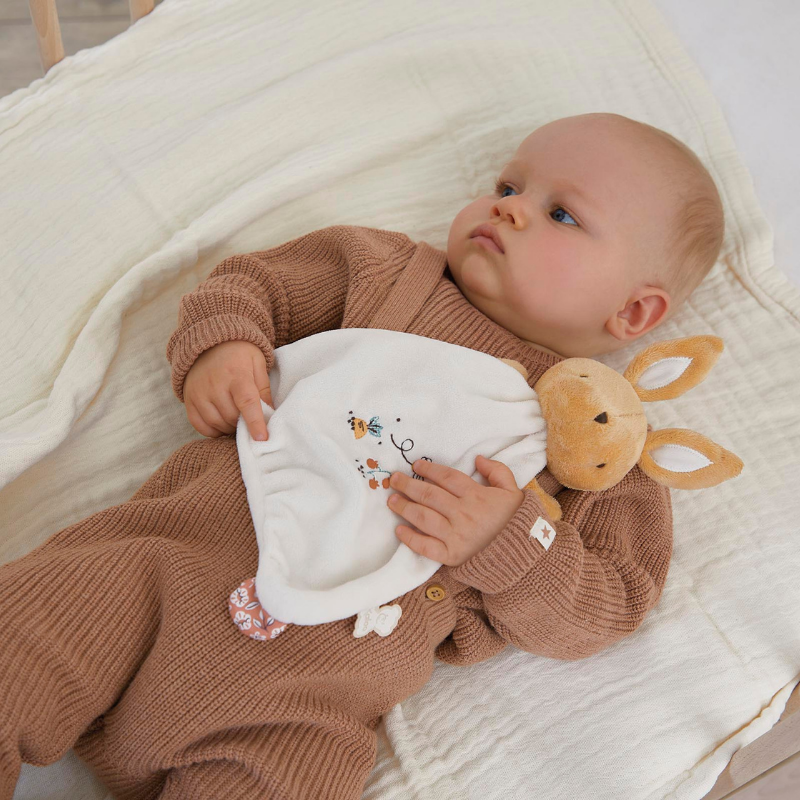 Kaloo - Cofanetto Regalo Doudou e Bola chiama angeli - Coniglio