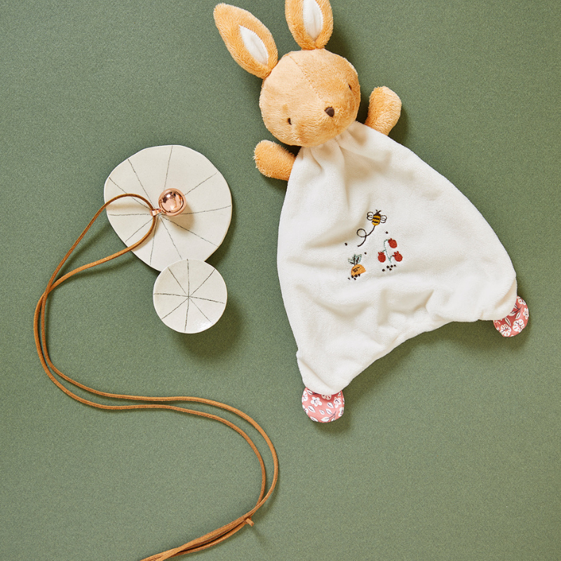 Kaloo - Cofanetto Regalo Doudou e Bola chiama angeli - Coniglio