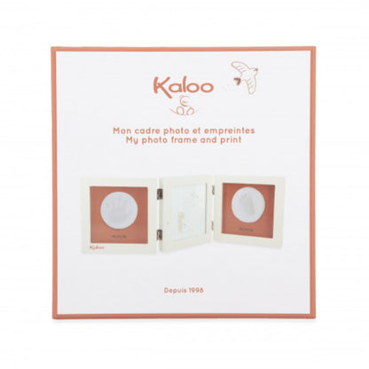 Kaloo - Cofanetto Regalo Cornice porta-foto e impronte