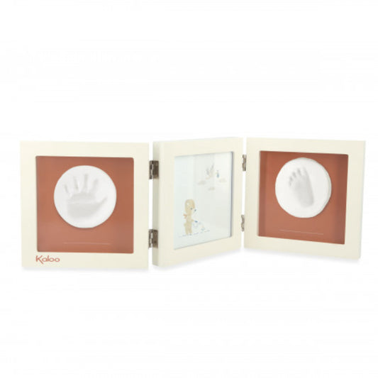 Kaloo - Cofanetto Regalo Cornice porta-foto e impronte
