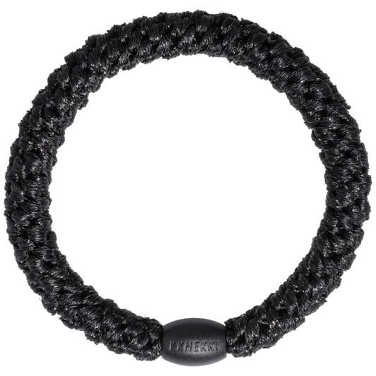 KKNEKKI - Elastico per capelli-braccialetto - Black glitter