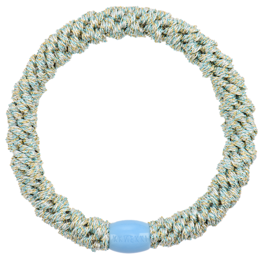 KKNEKKI - Elastico per capelli-braccialetto - Sparkle blue glitter