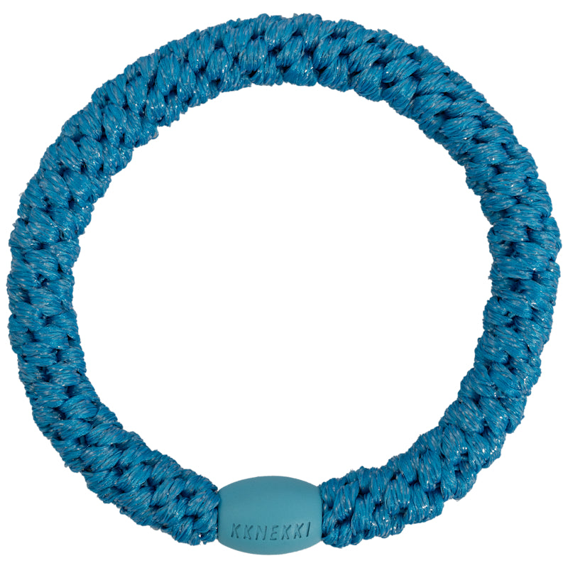 KKNEKKI - Elastico per capelli-braccialetto - Azure blue glitter