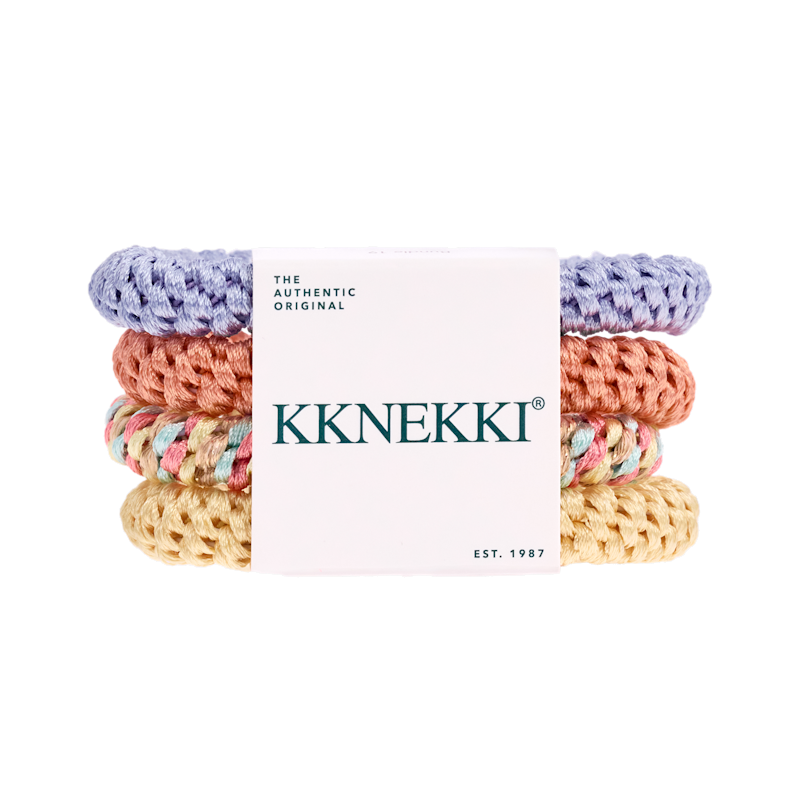 Set 4 elastici per capelli e braccialetto KKNEKKI Bundle 19
