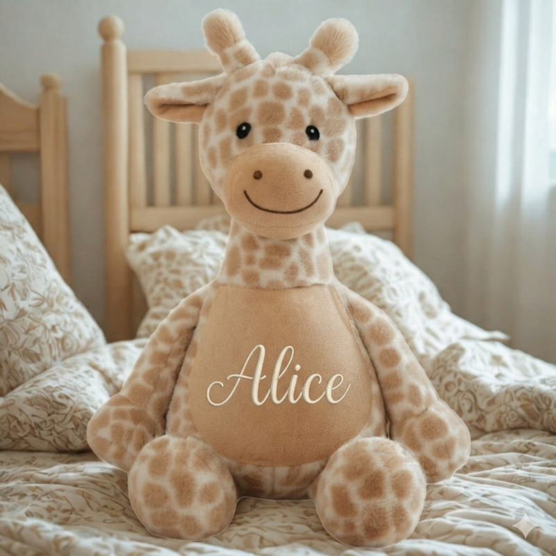 Peluche Giraffe personalizzabile - Ricamo