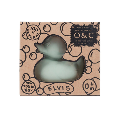 Oli&Carol - Paperella per bagnetto - Small Duck Monochrome Mint
